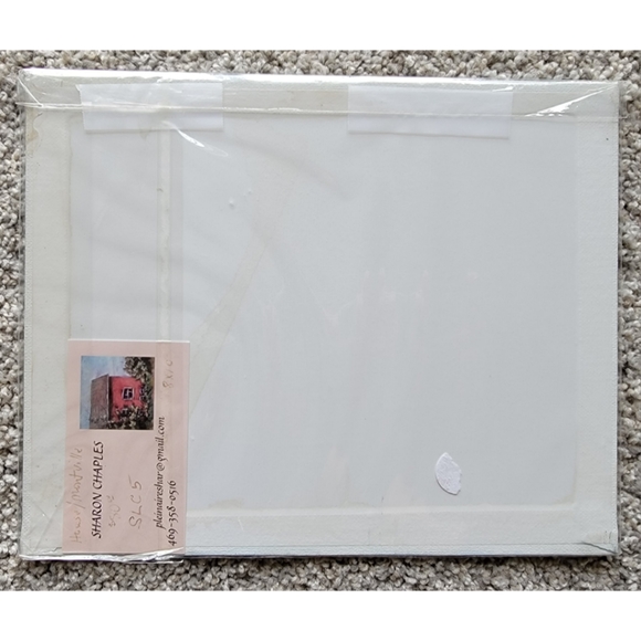 Beautiful Unique Original Art by Sharon Chaples Paint on Canvas Board 8in x 10in - Picture 2 of 3